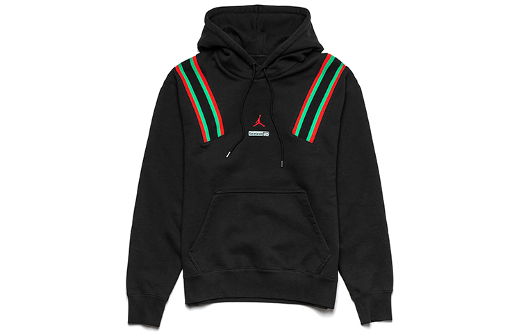 Jordan x FACETASM Collab Black Striped Back Print Hoodie (Asia Edition) DC4644-010