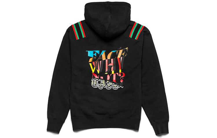 Lookbook 乔丹联名FACETASM黑色条纹背印连帽衫（亚洲版） DC4644-010