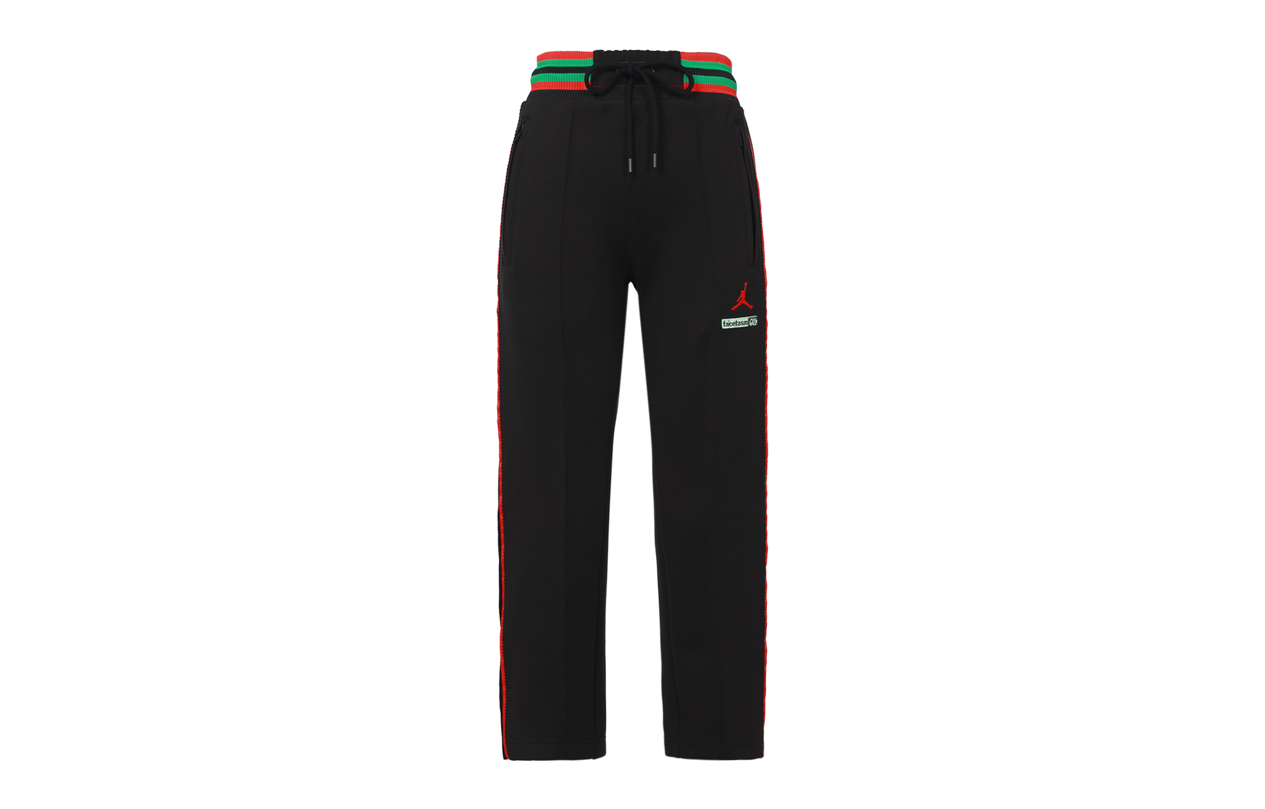 Jordan x FACETASM Collab Retro Track Striped Sweatpants Black ( Asia) DC4642-010