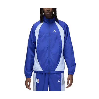 Jordan FFBB Collab Sport Jam Zip-Up Raglan Jacket Blue/White FZ0945-417