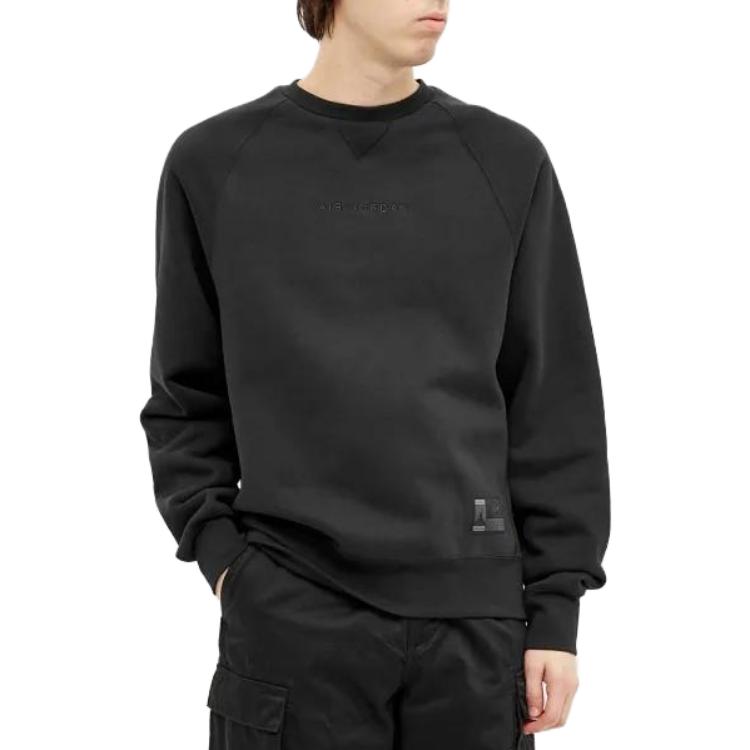 Jordan Fragment Design Black Crewneck Sweatshirt Casual Comfort Style DA2990-010 圖 3