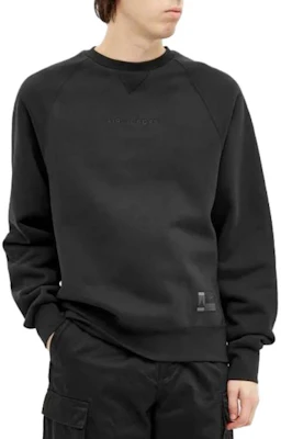 Jordan x Fragment Design Black Crewneck Sweatshirt Gaya Kasual Nyaman DA2990-010 Lookbook Jordan x Fragment Design Black Crewneck Sweatshirt Gaya Kasual Nyaman DA2990-010