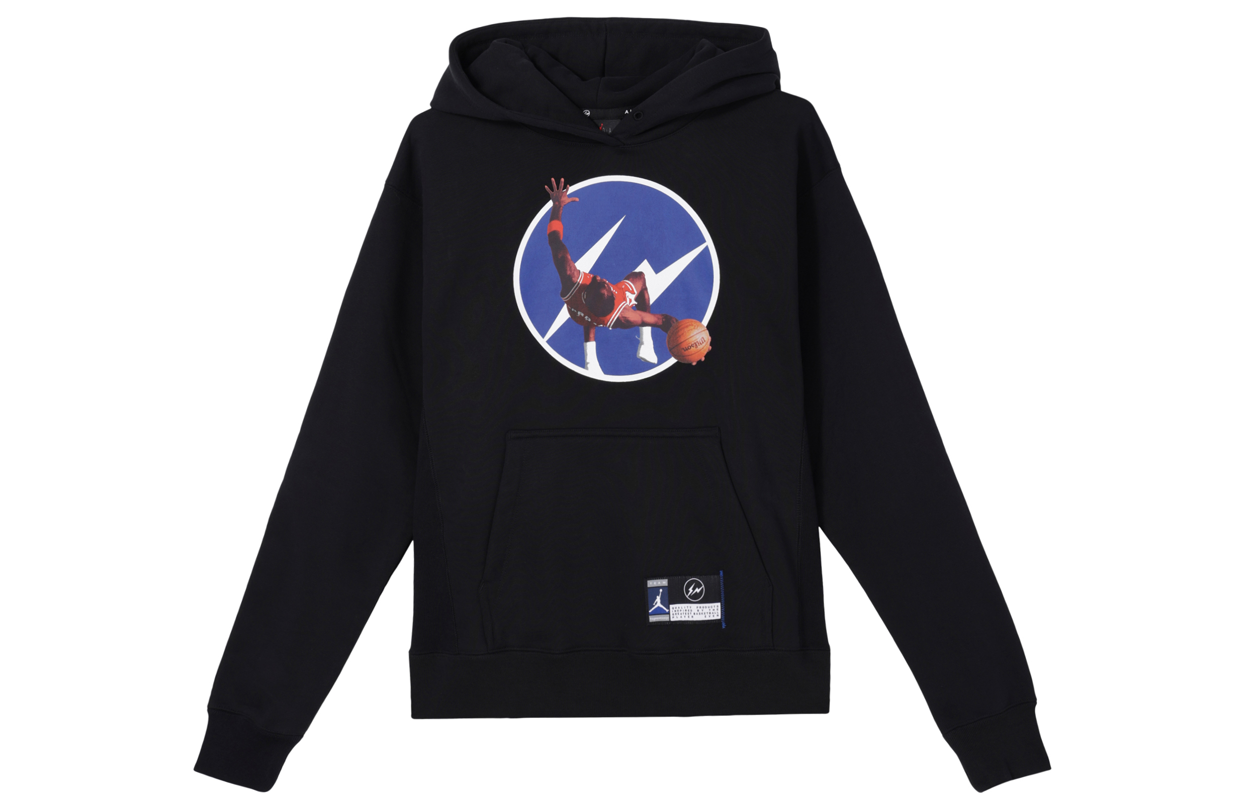 Jordan x Fragment Design Black Sweatshirt Fashion Comfortable Pullover DA2992-010