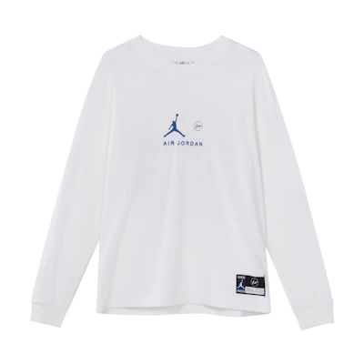 Jordan Fragment Design Collab Crewneck Long Sleeve Tee Asia White DA2982-094