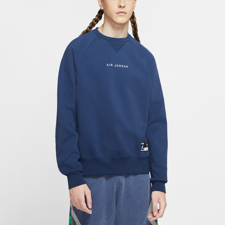 Purchase Jordan x Fragment Design 藍色男女款套頭圓領運動衫 DA2989-414