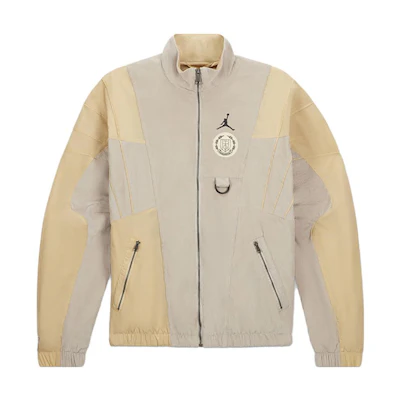 Jordan HTG Collab Cream Logo Patchwork High Neck Jacket Asian Edition Menswear DJ7976-236