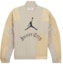 Lookbook 乔丹x HTG联名亚洲限定男款奶油色徽标拼接高领夹克 DJ7976-236