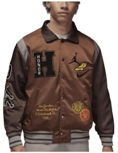 조던 x HTG SS23 브라운 로고 자수 스포츠 자켓. DX6243-204 Order 조던 x HTG SS23 브라운 로고 자수 스포츠 자켓. DX6243-204