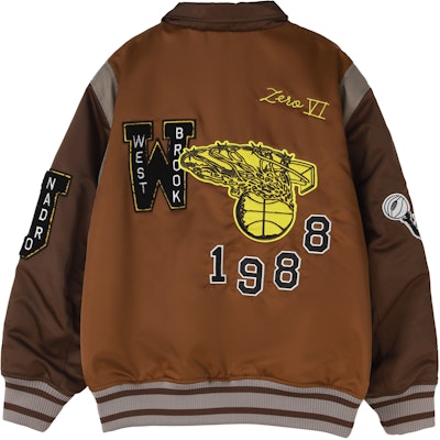 Jordan x HTG SS23 聯名棕色刺繡棒球外套 亞洲版 DX6244-204 Lookbook Jordan x HTG SS23 聯名棕色刺繡棒球外套 亞洲版 DX6244-204