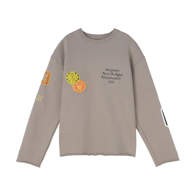 Jordan HTG SS23 Embroidered Loose Fit Sweatshirt Grey (Asia Exclusive - ) DX6240-087