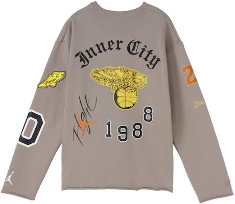 Jordan x HTG SS23 Baju Sejuk Sulam Longgar Kelabu (Eksklusif Asia) DX6240-087 Lookbook Jordan x HTG SS23 Baju Sejuk Sulam Longgar Kelabu (Eksklusif Asia) DX6240-087