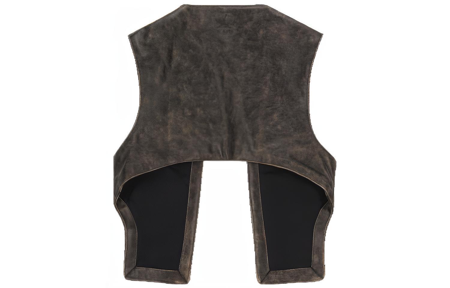 Lookbook Jordan x J Balvin FW23 口袋設計皮革背心棕色 男女款 亞洲版 FJ6134-010