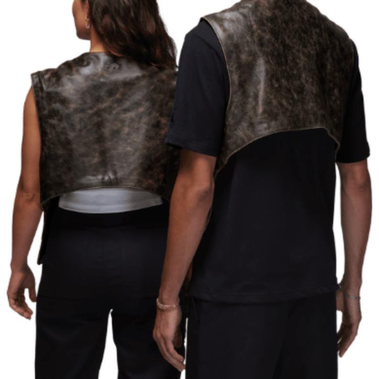 Purchase Jordan x J Balvin FW23 口袋設計皮革背心棕色 男女款 亞洲版 FJ6134-010