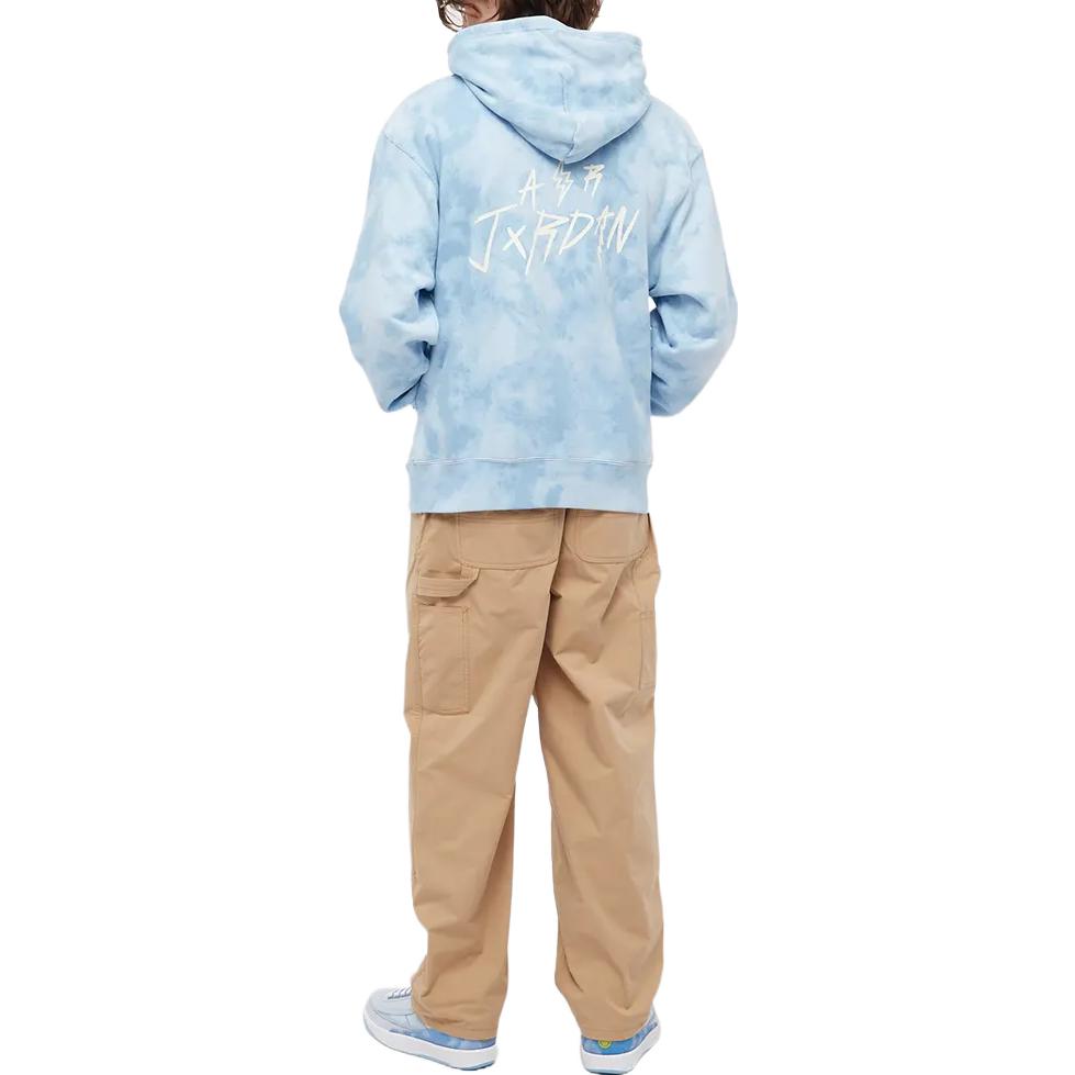 Purchase Jordan x J Balvin Tie-Dye Logo Embroidered Hoodie Blue Menswear. DR2958-447