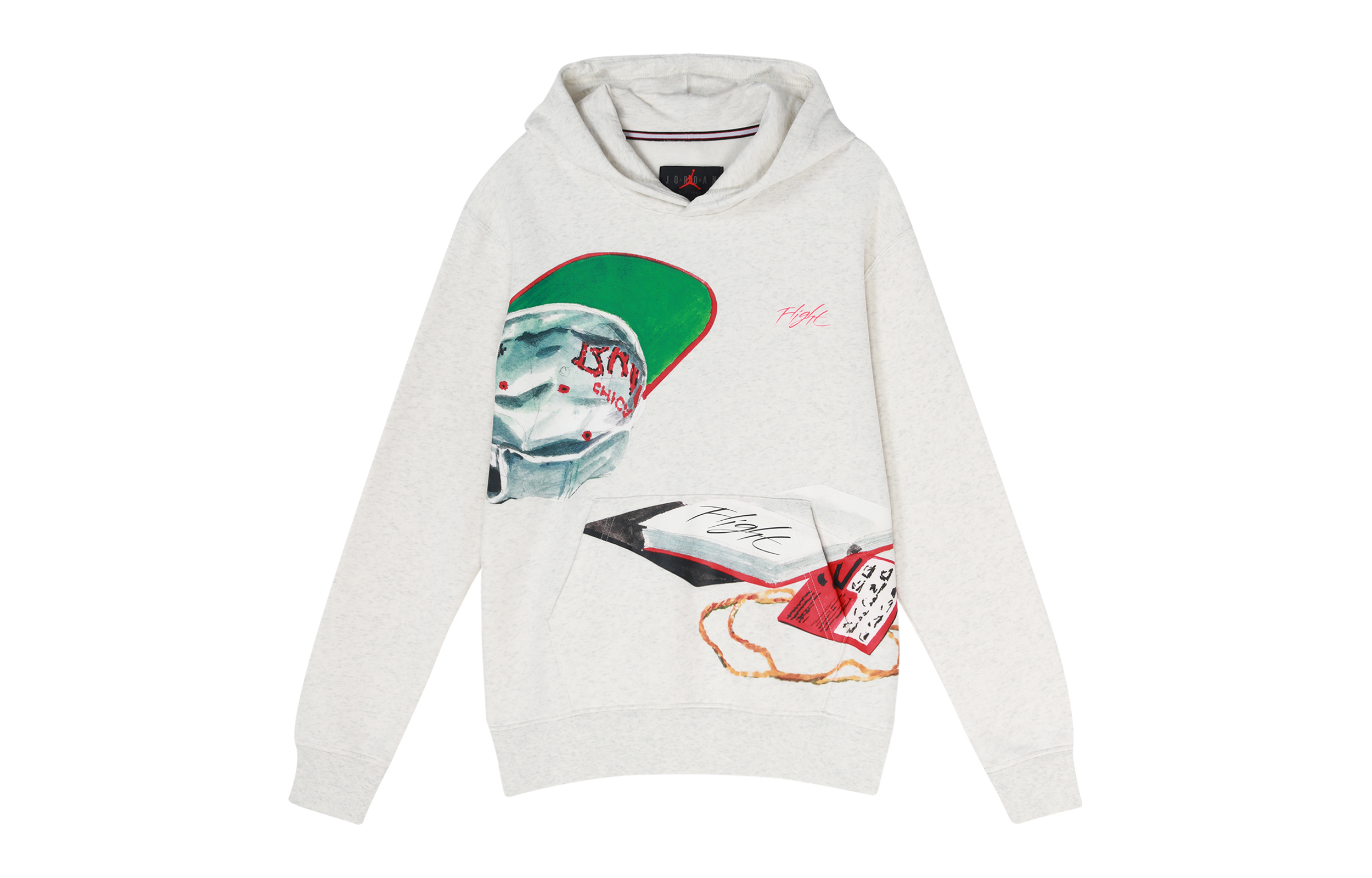 Jordan Jacob Rochester Artist Series Retro Print Hoodie White DV1594-141