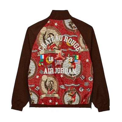 Jordan Maison Chateau Rouge Half-Zip Patchwork Jacket Light Ochre () DO4162-226