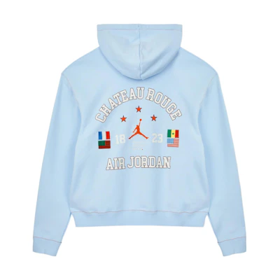 Jordan Maison Chateau Rouge Hoodie French Terry Letter Print Blue (Asia Exclusive) DJ9773-447