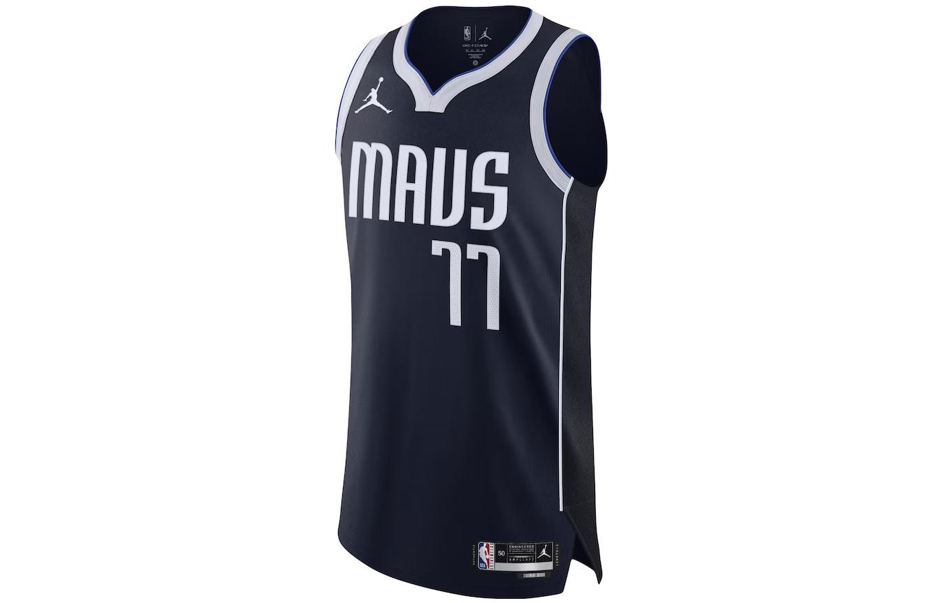 Order Jordan x NBA 標誌 Luka Doncic 独行俠藍色籃球球衣 DQ0144-420