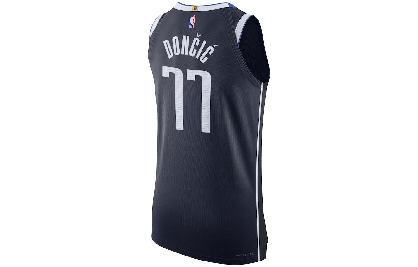 Lookbook Jordan x NBA 標誌 Luka Doncic 独行俠藍色籃球球衣 DQ0144-420