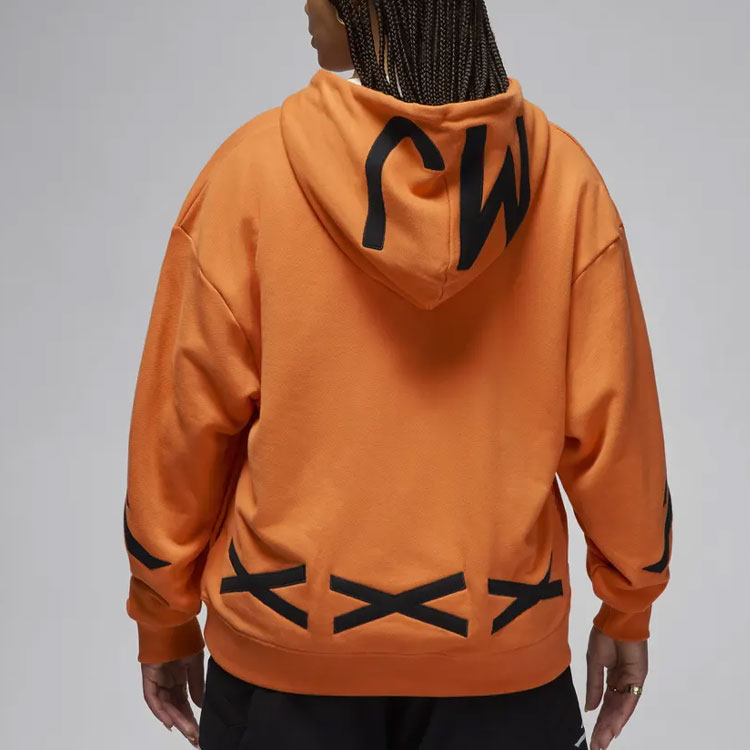 Purchase Jordan x Nina Chanel Abney Hoodie Retro Gaya Unisex Cetakan Abjad Oren FZ7515-806