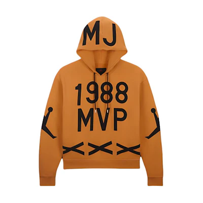 Jordan Nina Chanel Abney SS24 Orange Logo Hoodie Unisex Fashion Pullover 货号待定-77
