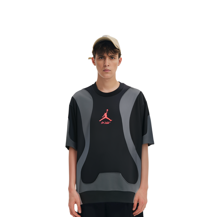 Details for 乔丹 x OFF-WHITE 背标T恤 亚洲版 黑色 CV0657-010