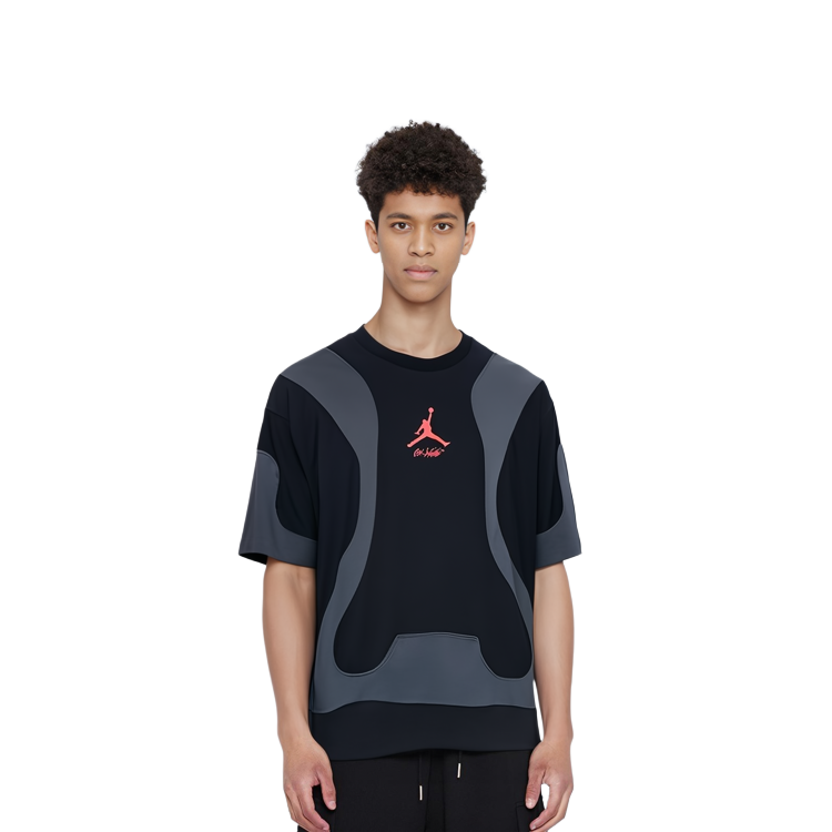 Cheap 乔丹 x OFF-WHITE 背标T恤 亚洲版 黑色 CV0657-010