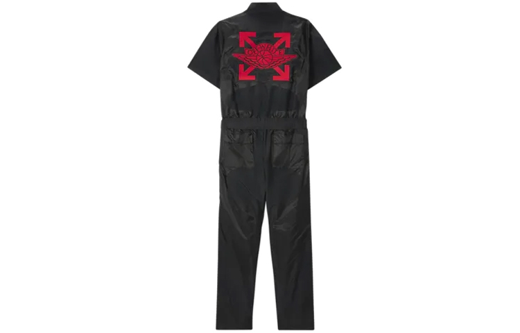 Lookbook Jordan x OFF-WHITE Utility Overalls Asia Black Edition Free Gift CV0669-010