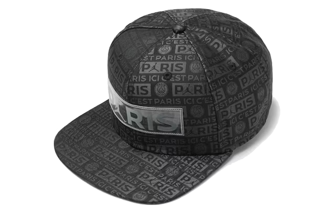 Jordan x Paris Saint-Germain Pro Logo Baseball Cap Black air-jordan-germain-pro-cap