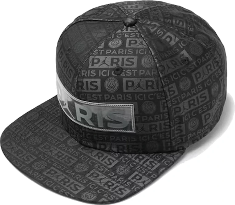 jordan-x-paris-saint-germain-pro-logo-baseball-cap-black-air-jordan-germain-pro-cap