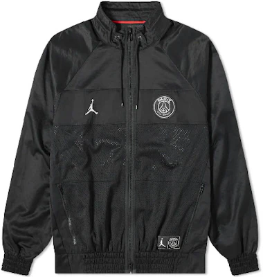 Jordan x PSG Jaket Hitam Lengan Panjang Berkerah Ritsleting. BQ8369-010 Buy Jordan x PSG Jaket Hitam Lengan Panjang Berkerah Ritsleting. BQ8369-010