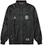 Order Jordan x PSG Jaket Hitam Lengan Panjang Berkerah Ritsleting. BQ8369-010