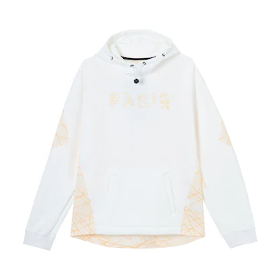 Jordan PSG Collaboration Graphic Print Drawstring Hoodie White () DV0614-100