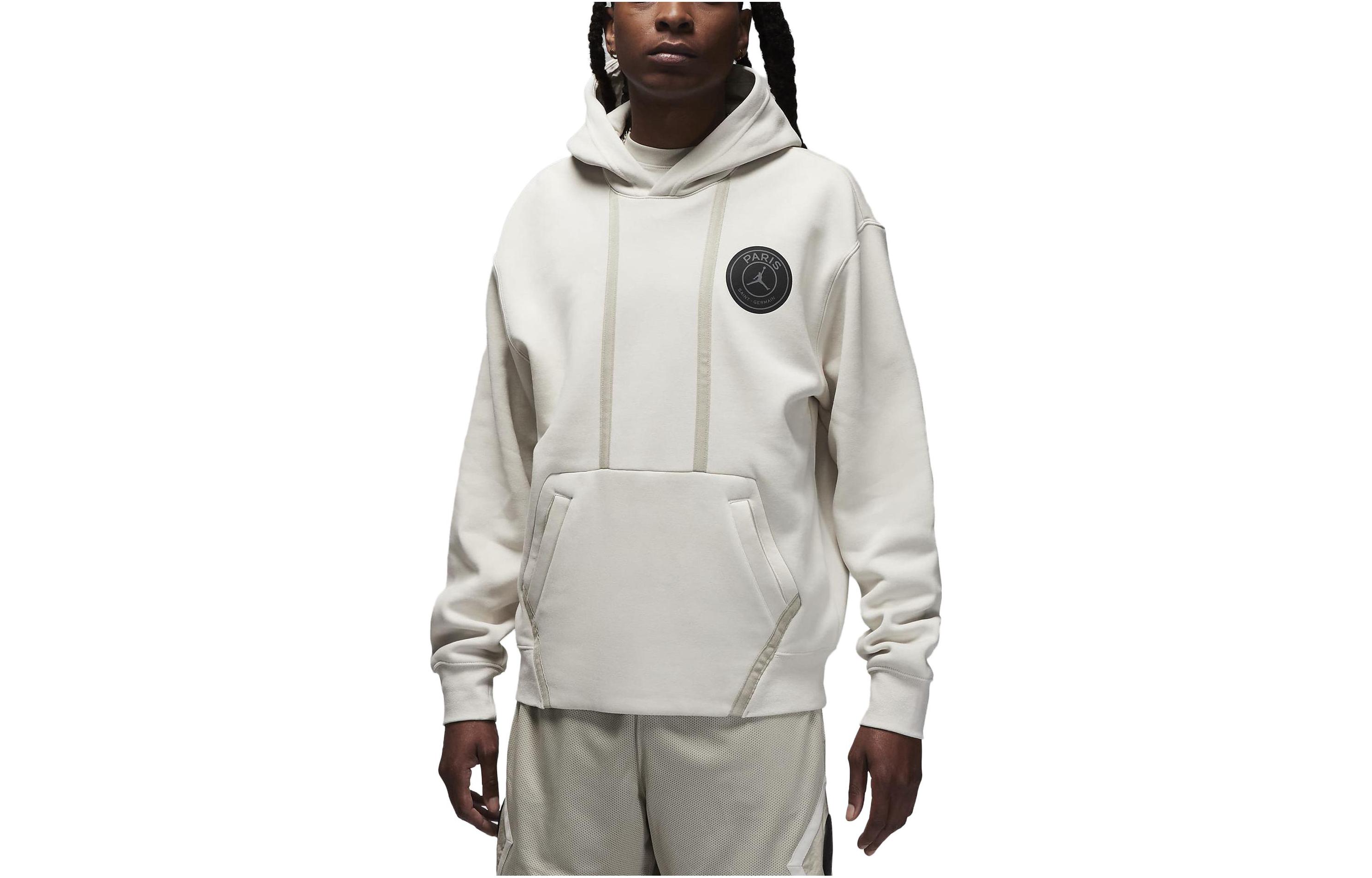 Jordan PSG Collaboration PSG Logo Hoodie Light Beige DZ2923-072