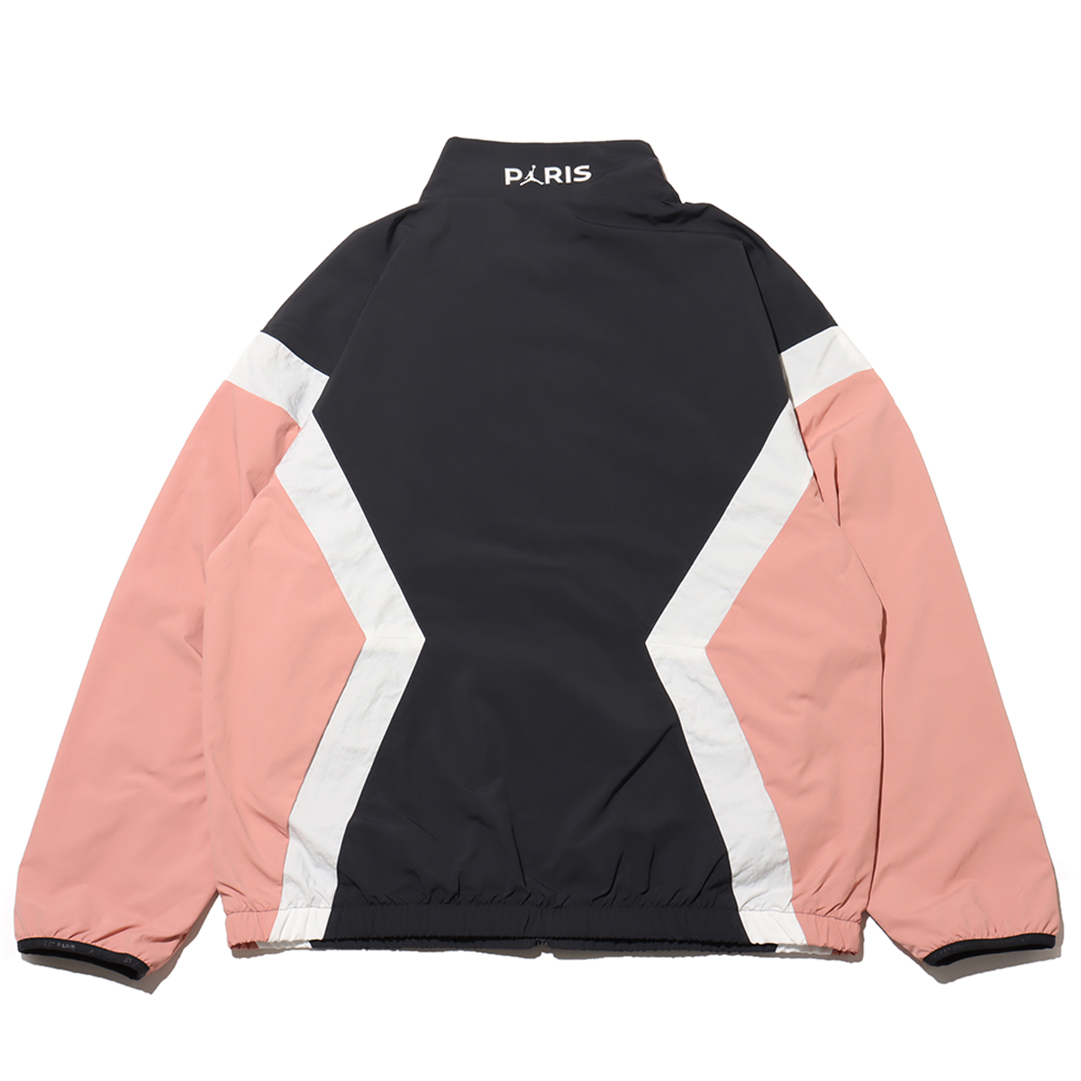 Lookbook 乔丹联名巴黎圣日耳曼FW24徽标连帽拉链夹克 黑粉中性款 FV7740-685