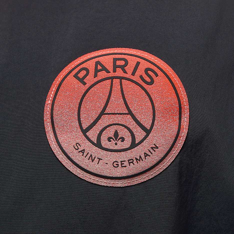 Sizing 乔丹联名巴黎圣日耳曼FW24徽标连帽拉链夹克 黑粉中性款 FV7740-685