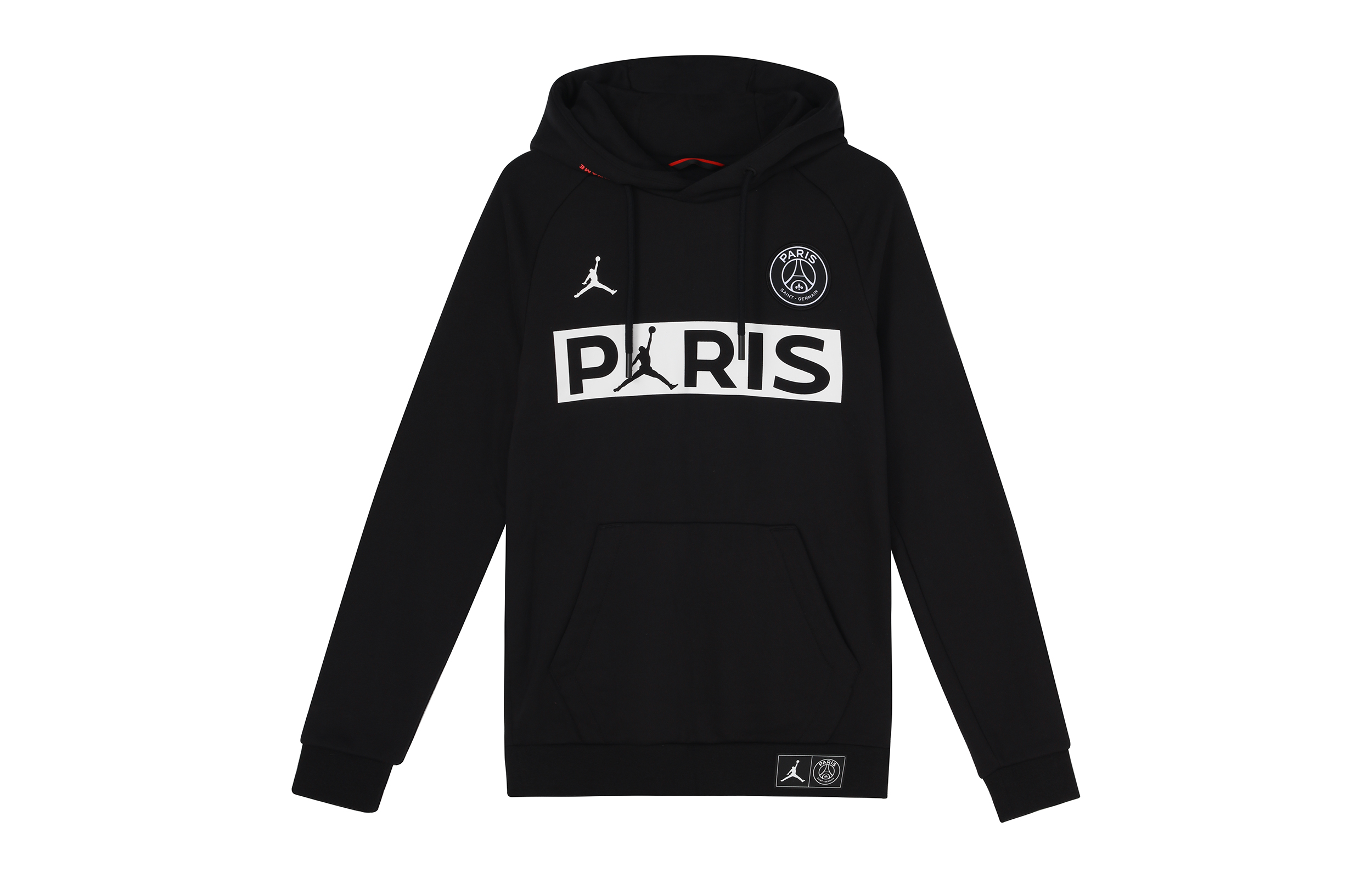 Jordan PSG Logo College-Style Sweatshirt Black (Men) BQ8351-010