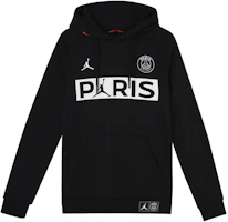 Jordan x PSG Logo College-Style Sweatshirt Black (Men) BQ8351-010 Jordan x PSG Logo College-Style Sweatshirt Black (Men) BQ8351-010