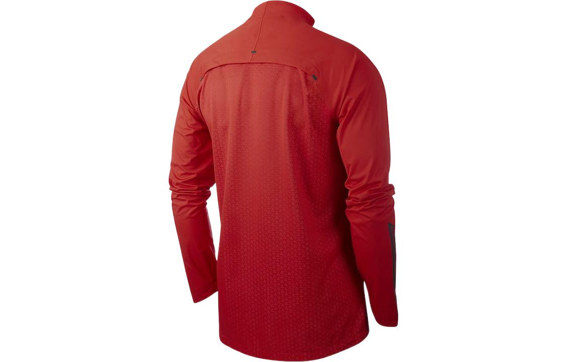 Lookbook Jordan x PSG Logo Long Sleeve Player Edition Jersey Sepak Bola Merah. AJ2392-661