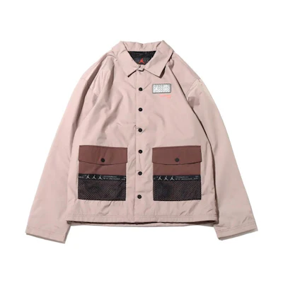 Jordan PSG Logo Patch Utility Jacket Brown Workwear Style DM3105-010