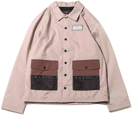 Jordan x PSG Logo Patch Utility Jacket Brown Workwear Style DM3105-010 Order Jordan x PSG Logo Patch Utility Jacket Brown Workwear Style DM3105-010