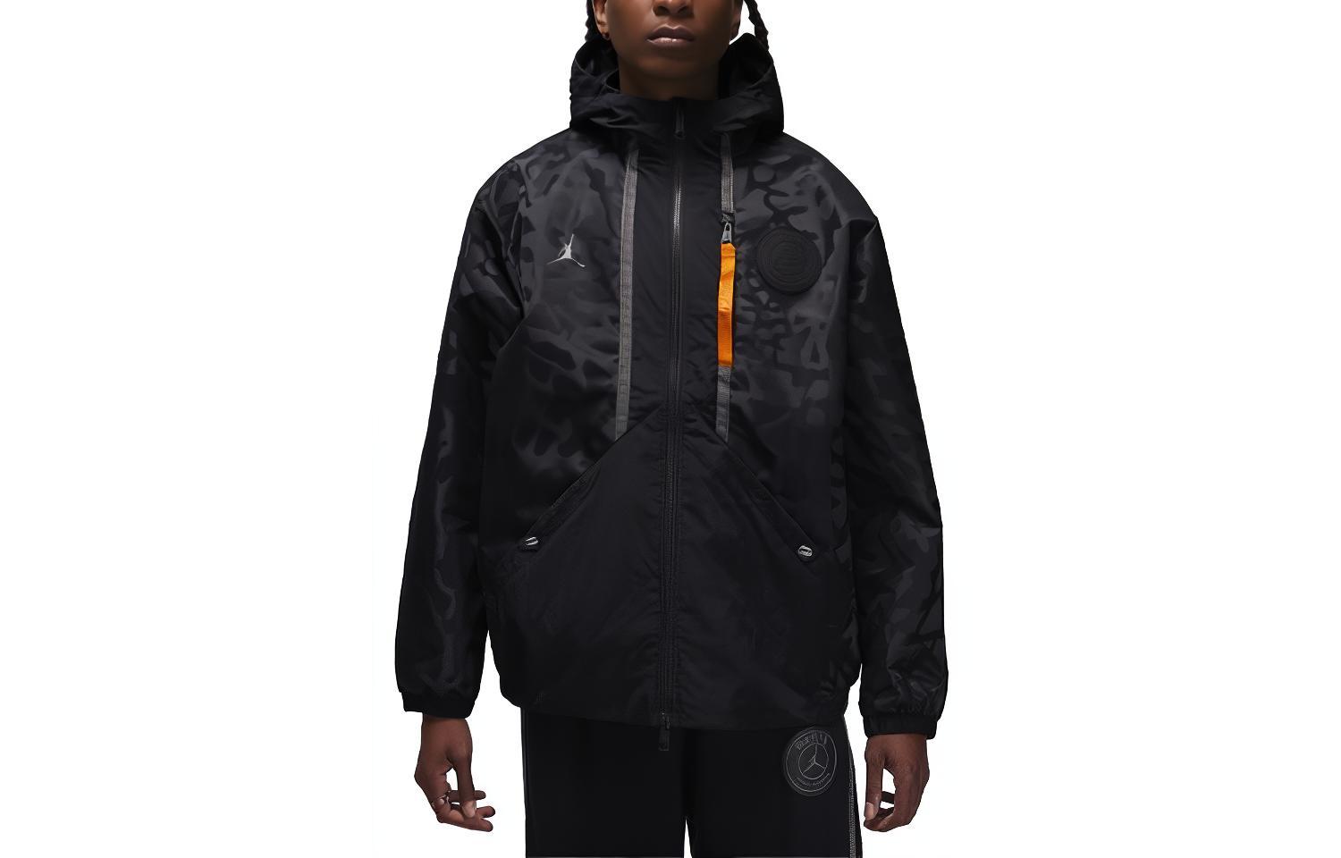 Jordan PSG PSG Crackle Zip Hoodie Jacket Unisex Black DZ2907-010