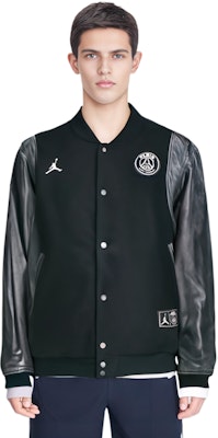 조던 x PSG 파리 생제르맹 레터맨 봄버 재킷 블랙 BQ8364-010 Purchase 조던 x PSG 파리 생제르맹 레터맨 봄버 재킷 블랙 BQ8364-010