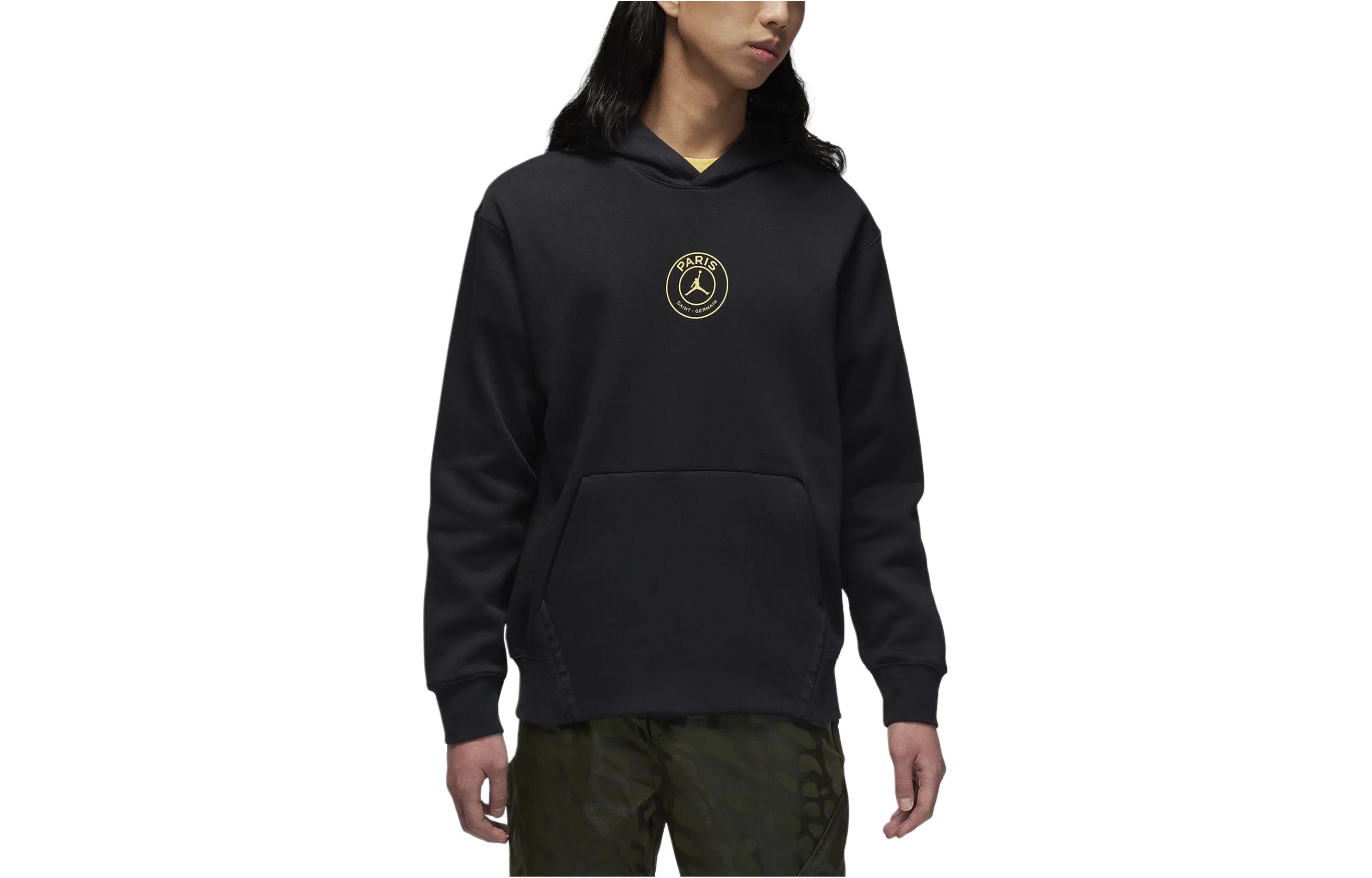 Order Jordan x PSG Paris Saint-Germain Strike Hoodie Hitam SS24 Pullover FN5327-010