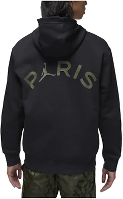 Jordan x PSG Paris Saint-Germain Strike Hoodie Hitam SS24 Pullover FN5327-010 Lookbook Jordan x PSG Paris Saint-Germain Strike Hoodie Hitam SS24 Pullover FN5327-010