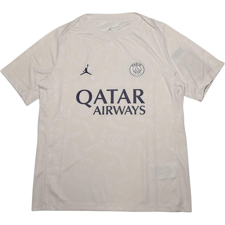 Jordan x PSG Pre-Match Jersey Dri-FIT 24/25 Beige Football Shirt HJ2987-030