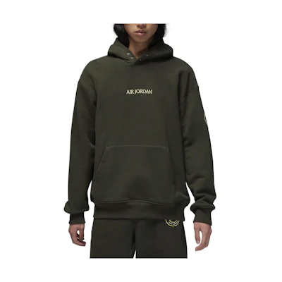 Jordan PSG SS24 PSG Hoodie Olive Green Casual Long Sleeve FN5325-355