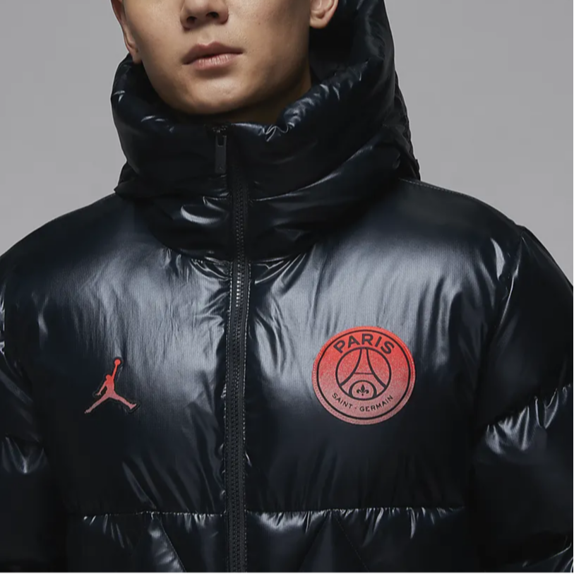 Purchase 乔丹 x PSG Therma-FIT PrimaLoft宽松版型男士夹克 灰色/黑色 FV7743-045