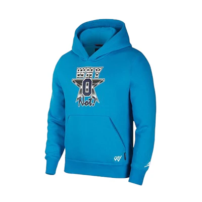 Jordan RW "Why Not?" Cartoon Graphic Hoodie Blue Mens AV4773-444