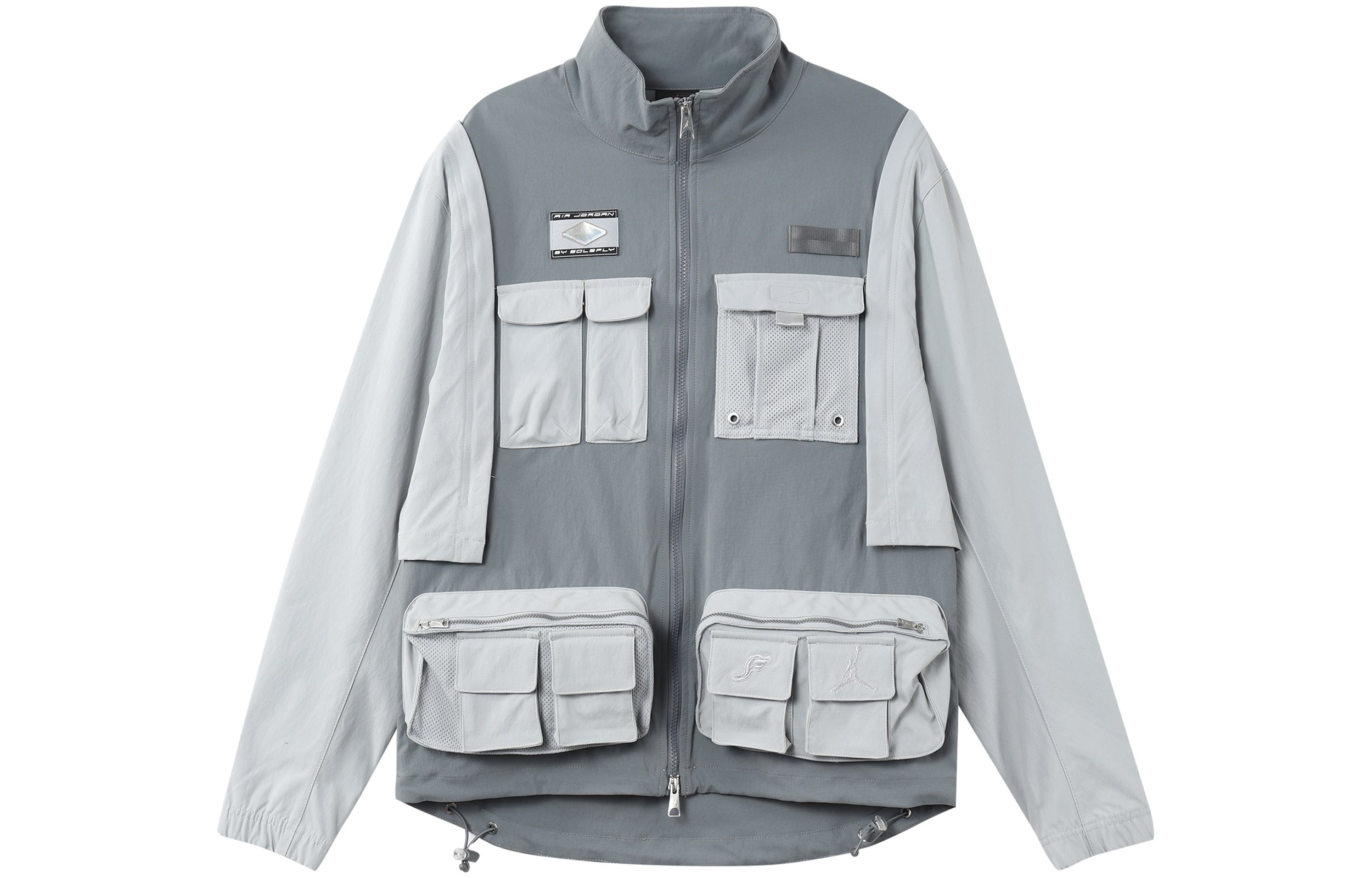 Jordan x SoleFly Collab Detachable Utility Jacket Ash Grey (Asia Exclusive). DV7516-077